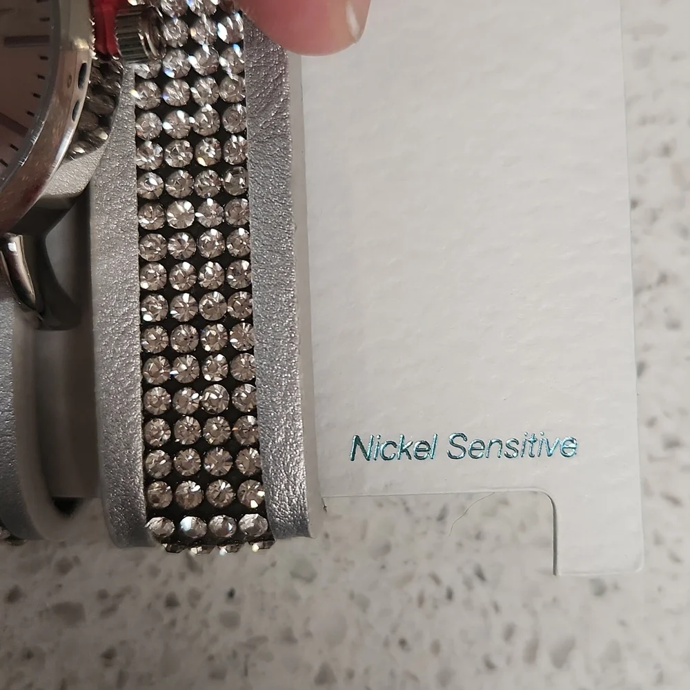 Maurices NWT Adjustable Bling Bracelet Watch Wrap.
